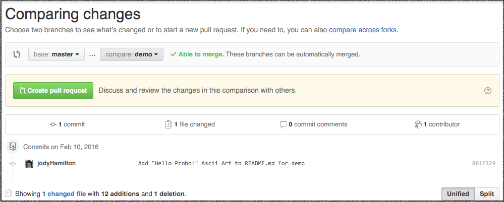 Click new pull request